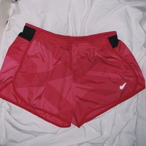 Nike pink running shorts